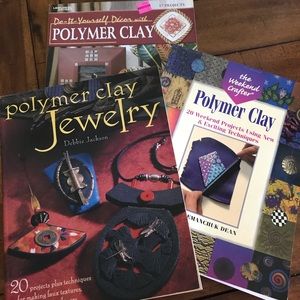 3 piece bundle Polymer clay books